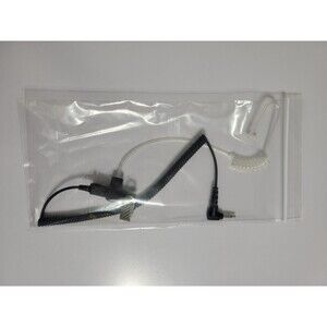 OEM 2 WAY SHADOW 3.5MM 15" COIL CORD LISTEN ONLY EARPIECE MOTOROLA COMPATIBLE